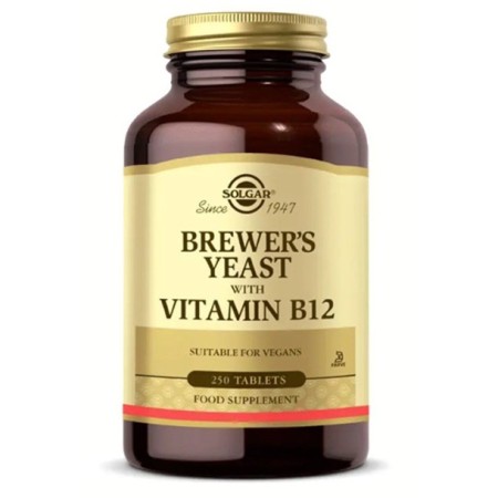 Solgar Brewers Yeast with Vitamin B12 250 Tablet