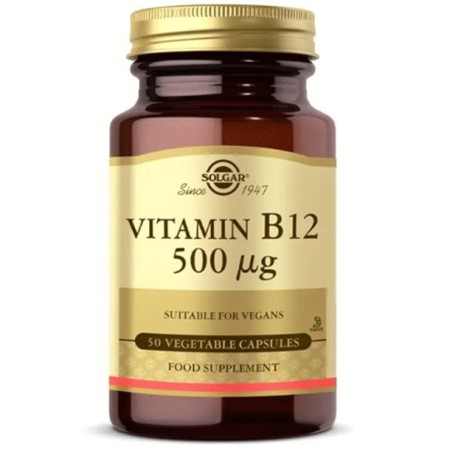 Solgar Vitamin B-12 500 mcg 50 Kapsül