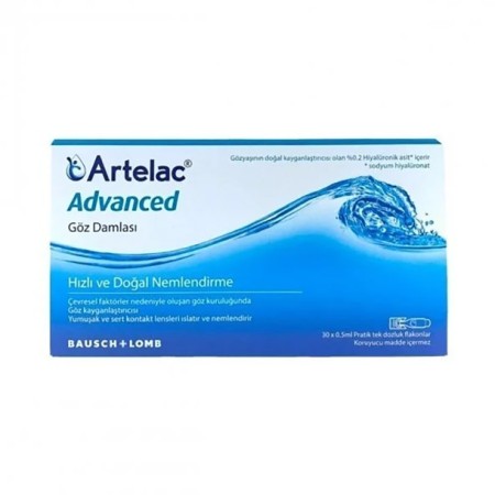 Bausch & Lomb 30x0.5 ml Artelac Advanced Tek Dozluk Göz Damlası