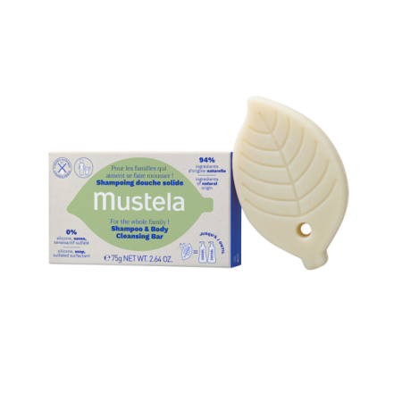 Mustela Shampoo Body Cleansing Bar 75 g