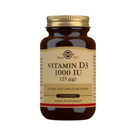 Solgar Vitamin D3 1000 IU 100 Kapsül