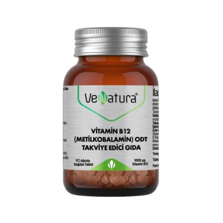 Venatura Vitamin B12 Metilkobalamin ODT 90 Ağızda Dağılan Tablet