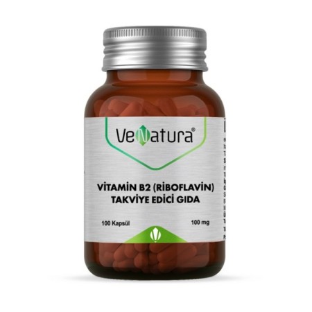 Venatura Vitamin B2 Riboflavin 100 mg 100 Kapsül