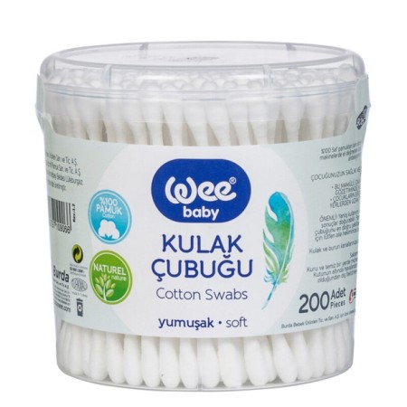 Wee Baby Pamuklu Kulak Çubuğu 200 Adet