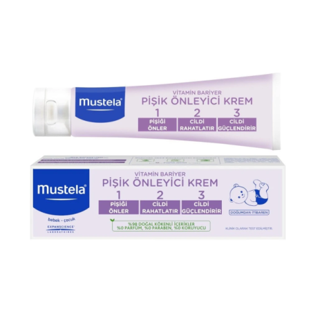 Mustela 1-2-3 Vitamin Barrier 100 ml Pişik Bakım Kremi