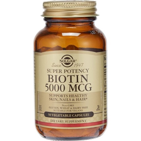 Solgar Biotin 5000 mcg 50 Kapsül