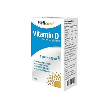 Wellcare Vitamin D3 400 IU 5 ml Sprey