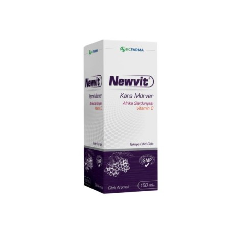 Newvit Sambucus Kara Mürver 150 ml Sıvı