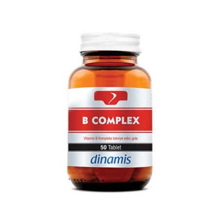 Dinamis Vitamin B Complex Takviye Edici Gıda 50 Tablet