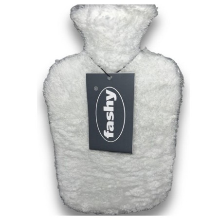 Fashy Beyaz Peluş Kılıflı Sıcak Su Torbası Termofor - 2L