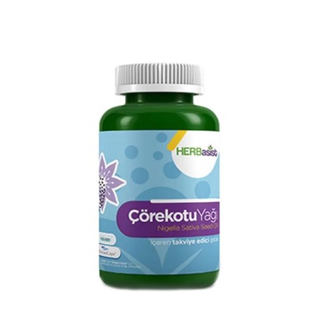 HERBasist Çörek Otu Yağı Takviye Edici Gıda 60 Kapsül