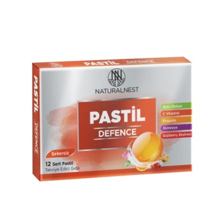 Naturalnest Pastil Defence 12 Adet Sert Pastil