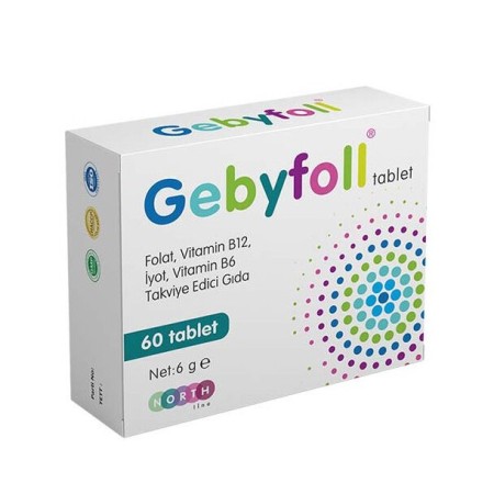 North Line Gebyfoll Takviye Edici Gıda 60 Tablet