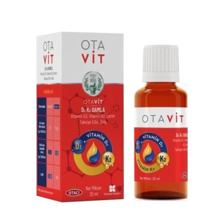 Otacı Otavit D3K2 Vitamin Takviye Edici Gıda 20 ml