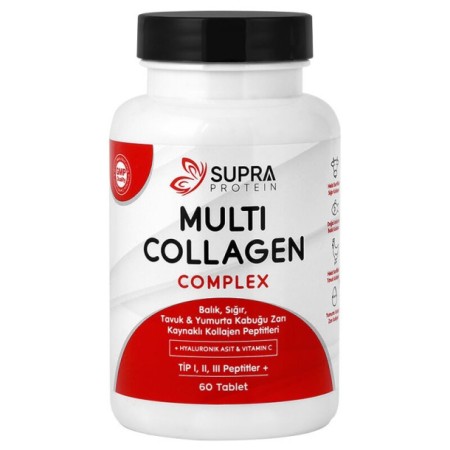 Supra Protein Multi Kolajen Complex Takviye Edici Gıda 60 Tablet