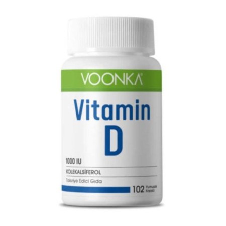 Voonka Vitamin D İçeren Takviye Edici Gıda 102 Kapsül