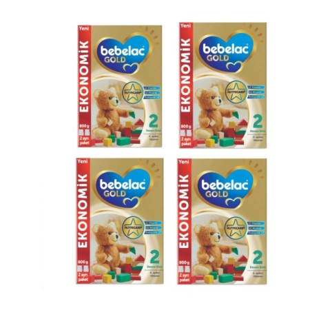 Bebelac Gold 2 Devam Sütü 800 gr X 4 Adet