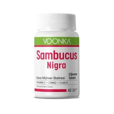 Voonka Sambucus Nigra 42 Çiğneme Tablet