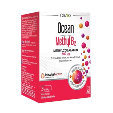 Ocean Methyl B12 500 mcg 5 ml Sprey