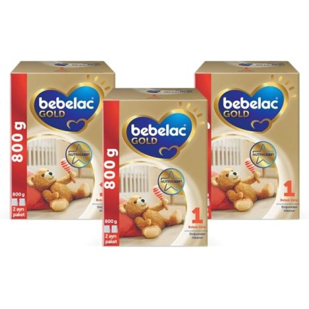 Bebelac Gold 1 Bebek Sütü 800 gr X 3 Adet