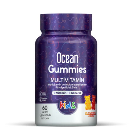 Ocean Kids Gummies Multivitamin 60 Çiğnenebilir Jel Form