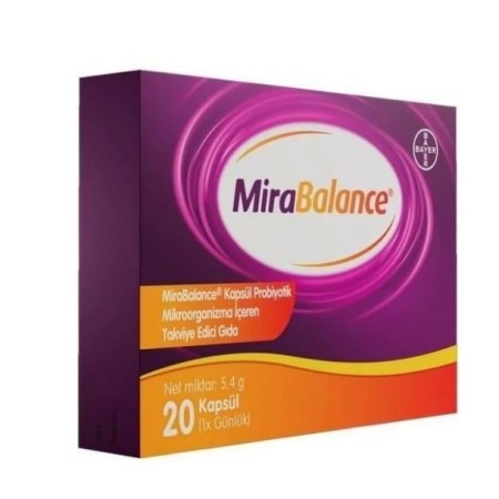 Mirabalance Probiyotik 20 Kapsül