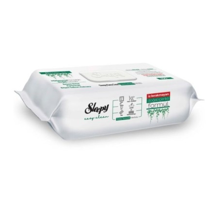 Sleepy Easy Clean Beyaz Sabun Katkılı Yüzey Temizlik Havlusu 100 Yaprak