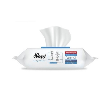 Sleepy Easy Clean Çamaşır Suyu Katkılı Yüzey Temizlik Havlusu 100 Yaprak