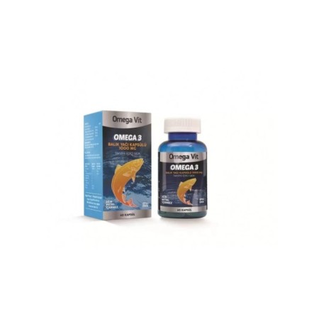 Omega Vit 1000 mg 60 Kapsül