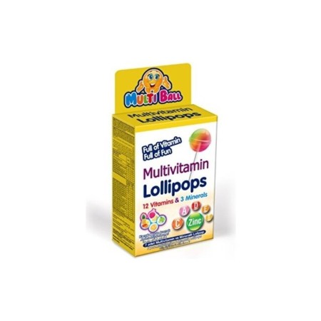 Multiball Multivitamin Lollipops 7 Adet