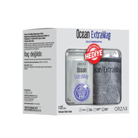 Orzax Ocean Extramag 120 Tablet + Sporcu Havlusu Hediye
