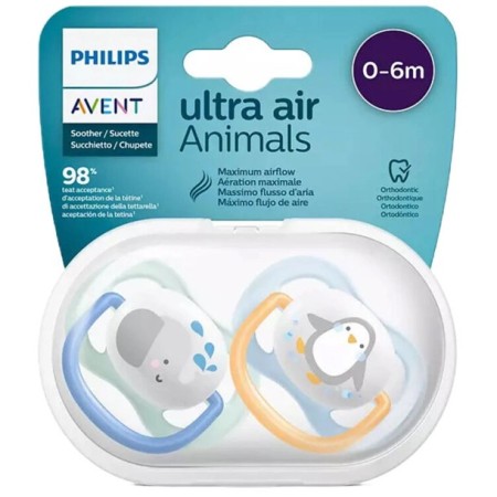 Avent Ultra Air Emzik 0-6 Ay - Mavi