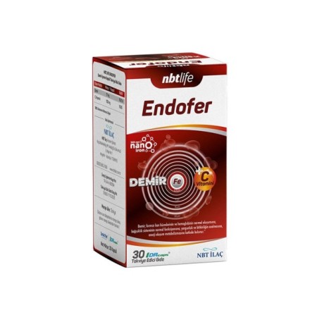 Nbt Life Endofer Takviye Edici Gıda 30 Kapsül