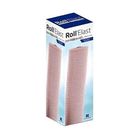 Roll Elast Tıbbi Elastik Bandaj 15 CM x 3.5 M Ten Rengi