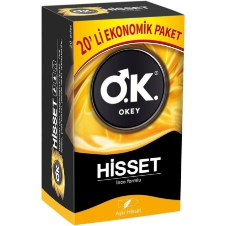 Okey Hisset Prezervatif Ekonomik 20'li