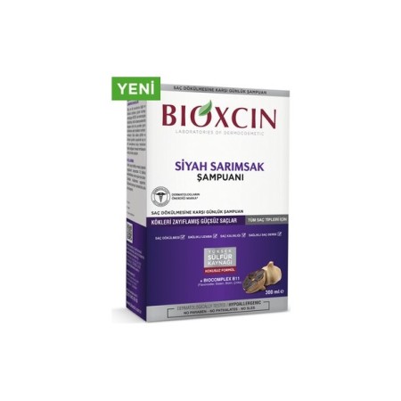 Bioxcin Siyah Sarımsaklı Şampuan 300 ml