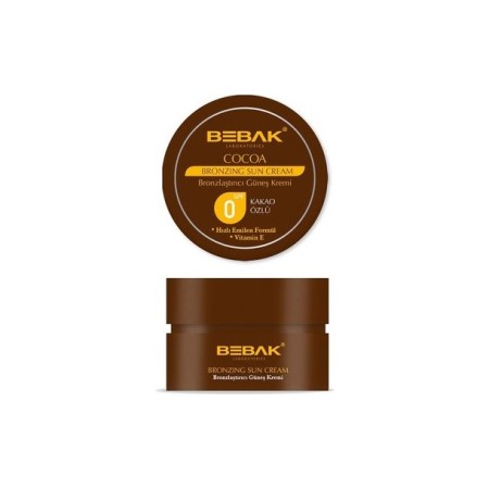 Bebak Kakao Özlü Bronzlaştırıcı Güneş Kremi 100 ml