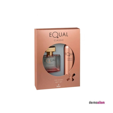 Equal EDT Klasik Parfüm 75 ml + Deodorant 150 ml Kadınlar İçin