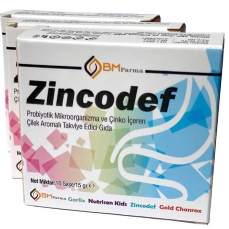 Zincodef Probiotik + 10 Mg Çinko 10 Saşe