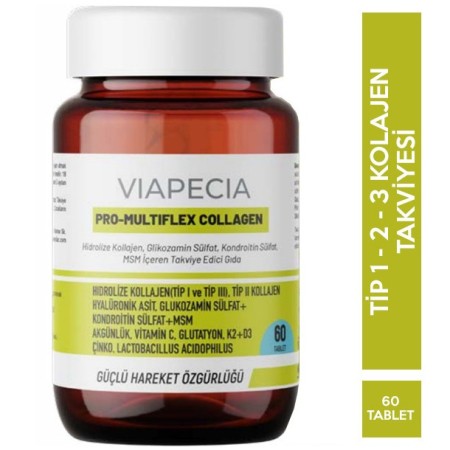 Viapecia Pro-Multiflex Collagen Takviye Edici Gıda 60 Tablet