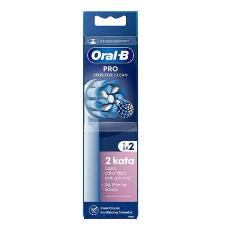 Oral-B Pro Sensitive Clean 2li Yedek Fırça Başlığı