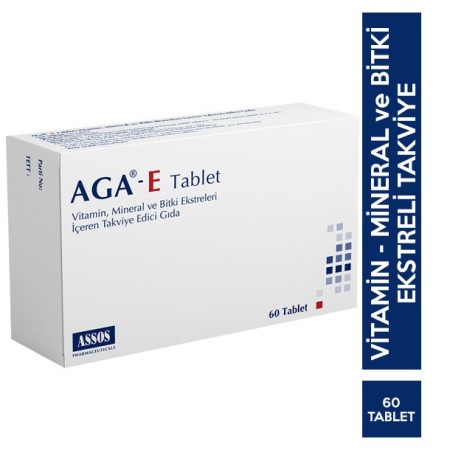 AGA-E Takviye Edici Gıda 60 Tablet