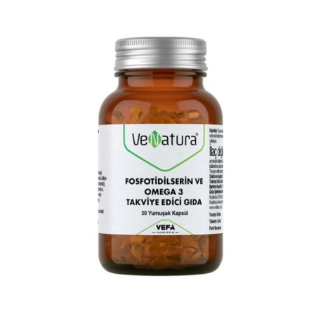 Venatura Fosfotidilserin ve Omega 3 30 Kapsül