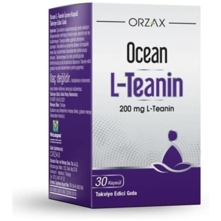 Orzax Ocean L-Teanin Takviye Edici Gıda 30 Kapsül