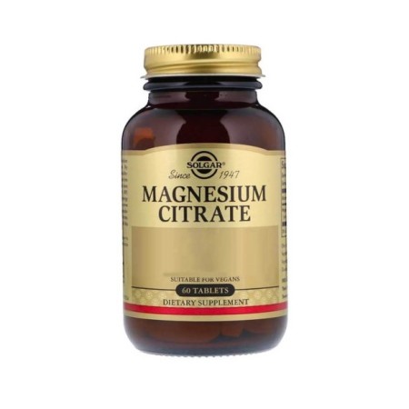 Solgar Magnesium Citrate 200 mg 60 Tablet