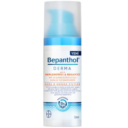 Bepanthol Derma Nemlendirici ve Besleyici Spf 25 Yüz Bakım Kremi 50 ML