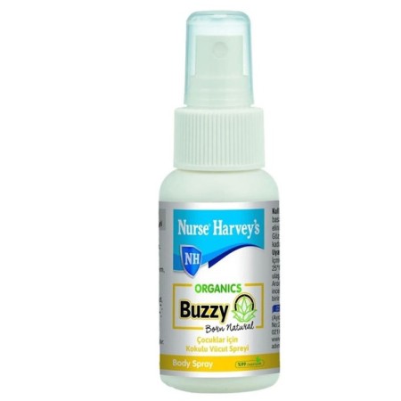 Nurse Harveys Organic Buzz Off Sprey 50 ML Bebek Ve Çocuklar İçin Sinek Kovucu Vücut Spreyi