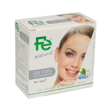 Fe Beyazlatıcı Diş Tozu Smokers Naneli 50 gr