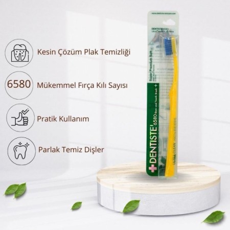 Dentiste 6580 Süper Premium Soft Diş Fırçası - Sarı