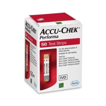 Accu Check, Chek Performa Nano Strip 50'lik Şeker Ölçüm Stribi
